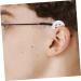 Osaladi 20 Pairs Anti-Slip Glasses Bracket Sleeves - White Earshots Cozy Gel Holders for Glasses & Earrings Replacement 1.5x1.5cm - Buy Online on GoSupps.com