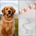 3 Pcs Pet Bone Pendant Necklaces Pet Pearl Alloy Neck Straps Shiny Rhinestone Pendant Collars for Pet Clothing Accessories - Buy Online on GoSupps.com