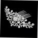 Ipetboom Hair Comb Crystal Headpiece Silver Crystal Hair Combs Accesorios Para Mujer Women Headpiece Silver Headpiece Prom Hair Accessories Rhinestone Comb Tiara Vintage Entrained Women's - Buy Online on GoSupps.com