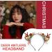 Christmas Deer Antlers Headbands Elk Deer Animal Horns Hair Band Hair Piece Halloween Xmas Cosplay Costume Hair Accessories for Women and Girls - Buy Online on GoSupps.com