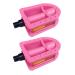 Upgraded Kid's Bike Pedal 1/2-Inch Bike Pedals 1 Pair Kids Spindle Pedals Resin fit 12" 14" Youth Bikes Pink