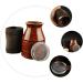 Beavorty 2-Pack Moxibustion Glass Cupping Canister - Ceramic Massage Pot for Soothing Moxa Therapy - Buy Online on GoSupps.com