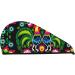 Roosters and Flowers Microfiber Hair Towel | Super Absorbent Quick Dry Wrap for Long Curly & Thick Hair - Soft Coral Velvet for Women - Buy Online on GoSupps.com