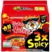 Samyang 3X TRIPLE Ultra Spicy Buldak Hot Chicken Flavour Ramen Noodles (20 Packs) - Limited Edition Fire Challenge - Buy Online on GoSupps.com