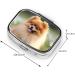 Shop Cute Pomeranian Dog Printing Pill Case - 2 Compartment Small Travel Organizer for Purse & Gifts - Buy Online on GoSupps.com