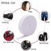 White Flat Elastic Band - High Stretch Sewing & Hair Elastic - 1 Inch x 6 Yards - Buy Online on GoSupps.com