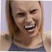 Ibasenice 5 Sets Prosthesis Halloween Accessories - Artificial Teeth Caps for Couples Costumes & Cosplay - Silver Tooth Decorations (5 Pieces 6x2cm) - Buy Online on GoSupps.com