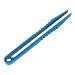 Housoutil 1stk tweezers made of titanium alloy precision pliers curved tweezers portable galvanic tweezers aquarium tweezers tweezers for aquariums hotfix tool travel mini small tools 8x0.8x0.4cm blue