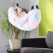 Mipcase 1pc Pet Sleeping Bag Guinea Pig Bedding Hamster Cage Hanging Nest Pet Hanging Bed Squirrel Hook up 36X34CM Blue - Buy Online on GoSupps.com