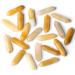 Xiannvxi 20 pieces of medicinal crystals crystals set yellow aventurine stone gemsteine natural healing crystal set polished drum stones magic wand Reiki bulk six-socket points witchcraft gift citrin-20pcs