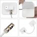 TECDW 2 PCS Fridge & Cupboard Child Safety Locks with 2 Keys - No Drilling, Strong Adhesive - White - Buy Online on GoSupps.com