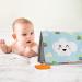 Soft Tummy Time Book with Mirror, Crinkle Paper & Teether - High Contrast Montessori Toy for Safe Infant Development - Buy Online on GoSupps.com