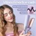 Rommantic French Egg Roll Curling Iron 32mm Curling Wand V-Shape Ceramic Big Waves Hair Crimper Adjustable Temperature Waver Curling Iron Wand Egg Roll Hair Curler for Long Short Hair (Purple) - Buy Online on GoSupps.com