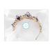 Lurrose Luxury Purple Crystal Baroque Crown Rhinestone Tiara - Bridal Headband - Buy Online on GoSupps.com