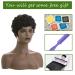 Short Jet Black Pixie Wig for Black Women - Synthetic Afro Kinky Haircut - Buy Online on GoSupps.com