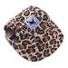 Dogs baseball cap hat dog baseball cap pet baseball hat pet outdoor sport hat pet pet canvases sun protection dog visor cap with ear holes and adjustable strap l leopard