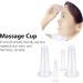 4PC Silicone Massage Cup Set - Glass Face Cupping for Body Care & Moisture Absorption - Ideal for Daily Household Use - Buy Online on GoSupps.com