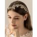 Fairvital Gold Sparkle Crystal Rhinestone Bride Hair Accessories - Wedding Headgear for Women & Girls - Buy Online on GoSupps.com