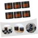 Angoily 6 Sets Cream Bottle Eye Cream Bottle Airless Clear Container with Lid Clear Jars Clear Round Jars Shot Glass with Lid Lotion Sample Cosmetic Travel Brown Glass With Cover - Buy Online on GoSupps.com
