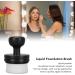 Liquid Foundation Brush for Seal Cover Brush Push Pull Cream Brush With Cover Round for Mini Household Brush for Circle Makeup Mirrors - Buy Online on GoSupps.com