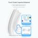 Dirk41 Kids U-Shaped Toothbrushes - 4 Pack Blue | Rounded Children U Shape Toothbrush for 360 Oral Care - Buy Online on GoSupps.com