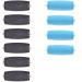 10-pack extra coarse mineral replacement rolls compatible with Velvet Smooth corneal remover refill rollers with diamond particles (6 extra rough and 4 even rough)
