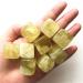 Crystal Hole 100g Natural Citrine Crystal Polished Stone Yellow Quartz Crystal Cube Rock Specimen Rock Stones Specimen Collection Crystal Hole - Buy Online on GoSupps.com