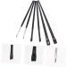 Baluue 6pcs Eyeliner Makeup Brush Eyebrow Brush Professional Makeup Brushes Black Rayon Wooden Handle - Buy Online on GoSupps.com