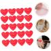 Happyyami Heart Stickers - 30 Sheets Waterproof Bandage Patches for Kids | Breathable & Multipurpose Red Patches - Buy Online on GoSupps.com