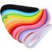 ODETOJOY Quilling Paper Strips Set - 10mm 260 Strips for DIY Origami Art - 26 Colors - Length 39cm - 10mm Width - Buy Online on GoSupps.com