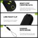 Buy Accurate Electronic Pedometer with Clip - Mini Step Meter for Walking & Hiking | Sustainable Sport Training Accessory - Black B - Buy Online on GoSupps.com