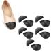 5 Pairs Round Toe Inserts - Thickened PU Foam Shoe Size Reducer & Non-Slip Toe Cushions for High Heels Sneakers & Boots (Black) - International Shipping - Buy Online on GoSupps.com