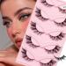 5 Pairs Exaggerated Curly False Eyelashes - Slanted Flying & Elongated Fox Shape - W-01 | International Shipping - Buy Online on GoSupps.com