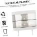 Ciieeo 2pcs Box Storage Box Washcloth Holder Self Draining Soap Dish Wall-mounted Soap Dish Rotating Stand Soap Holder Wall-mounted Soap Stand Glove Box White Double Layer Plastic - Buy Online on GoSupps.com