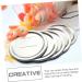 INOOMP 90 Pcs Mason Jar Lids Tinplate Date Discs Wide Jar Supplies Fishing Rod Pad Wide Jars Mouth Disc Coffee Things Lids Regular Mouth Coffee Supplies Jam Glass Bottle Cap Wide Mouth - Buy Online on GoSupps.com