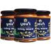 Yau's Nut-Free Thai Satay Sauce Fresh Flavoured No-Peanuts Made with Organic Pumpkin Seeds. All Natural Ingredients. Suitable for Vegetarians and Vegan Friendly. 3X 300 g Nut Free Thai Satay Sauce