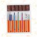 POPETPOP 1 Set Nail Drill Bits for Acrylic Electric Nail File Drill Bits Cuticle Drill Bit Nail Polish Tools Drill Bits for Nails Pedicure Bits Electrical Tools Tungsten Steel Grinding Head 6.5x5.5cm Orange - Buy Online on GoSupps.com