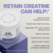 RETAIN Creatine Monohydrate Powder - 100% Micronized High Absorption for Lean Muscle Mass & Recovery | 60 Servings - Shop Internationally - Buy Online on GoSupps.com