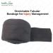 LayerGuard Cotton Stockinette Sleeve Roll - Grey 4 Inch | Stretchable Raw Cotton Tubular Bandage for Comfort wear, Sweat Absorption, Residue Prevention | Suitable for Under & Over Cast Wear - Buy Online on GoSupps.com