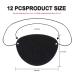YGDZ 12pcs Soft Felt Eye Patches for Lazy Eye - Adjustable Eye Mask for Adults & Kids - Black - Buy Online on GoSupps.com