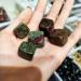 Natural Crystals and Stones 4pcs Natural Dragon Blood Stone Cube Quartz Polished Stone Crystal Gemstone Crystal Gravel Natural Quartz Crystals for Decoration kaixun - Buy Online on GoSupps.com