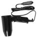 tibiu Car Hair Blow Dryer Heat Dc12V 216W Portable Foldable Blower Hot Wind For Travel Easy Storage Handle De-Frosting Vehicle Window