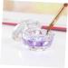 POPETPOP 3Pcs nail art crystal cup mini dappen dish dappen dish with lid powder glass dappen cup nail dipping dish glass jar with lids nail liquid cup washing dishes white manicure - Buy Online on GoSupps.com