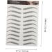 Beavorty 30 pcs Temporary Eyebrow Bionic Female Hair-like Black Creative Waterproof Stickers Artificial Fake 1 count (Pack of 1) Blackx3pcs - Buy Online on GoSupps.com