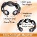 Vicmag Women Adjustable Copper Magnetic Rings - 2PCS 7X Magnets, 3500 Gauss, Pure Copper, Leaf Black - Jewelry Gift Box Included - Buy Online on GoSupps.com