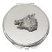 Boar Head Compact Mirror Handbag Gift With Free Engraving 34