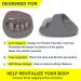 Arch Support Slippers for Plantar Fasciitis Relief | Bunion Corrector & Toe Separators | New Arrival in Gray - Buy Online on GoSupps.com