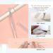 Silicone Lip Brush Set - 4 Pink Lip Gloss Wands with Cap for Lip Mask & Cream - Buy Online on GoSupps.com
