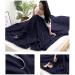 Lightweight Compact Sleeping Bag Liner | Portable Travel Sheet for Camping & Hiking | 82.7 x 70.9 Dark Blue - Buy Online on GoSupps.com