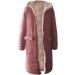 Hanxiulin Oversized Plush Jacket for Women | Warm Lined Fleece Winter Coat | Light Synthetic Fur & Color Variants - Perfect Transition Jacket XXL - Buy Online on GoSupps.com